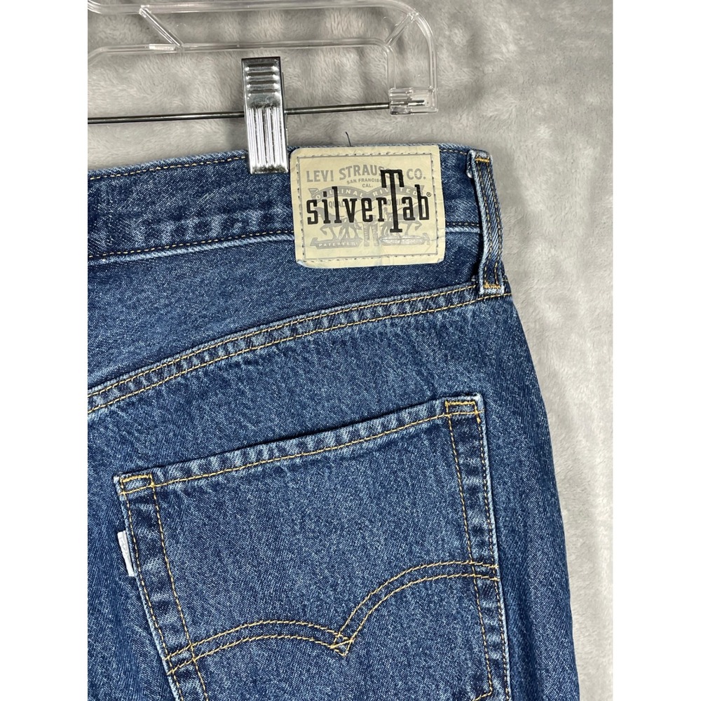 Levis SilverTab 94 Baggy Jeans Mens 31x31 Medium Wash Blue Straight Leg